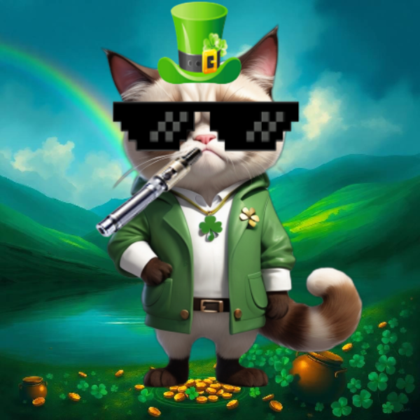 Grumpy Cat St Patrick's Day - ANONs Group #12