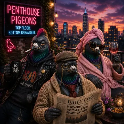 CITY LIFE: PENTHOUSE PIGEONS