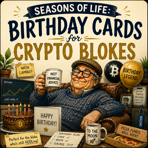 Birthday Cards for Crypto Blokes